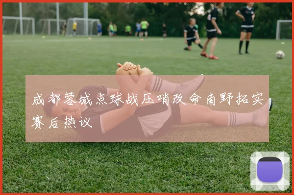 成都蓉城点球战压哨改命南野拓实赛后热议