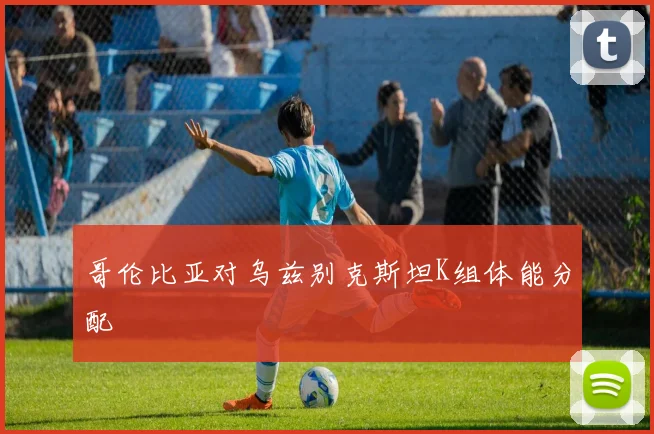 哥伦比亚对乌兹别克斯坦K组体能分配